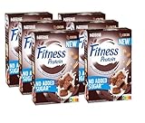 Nestlé FITNESS Protein Cocoa NO ADDED SUGAR Cerealien, knusprige Vollkorn Flakes mit leckerem Kakaogeschmack, 6er Pack (6 x 310g)