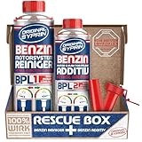 SYPRIN Benzin Reiniger und Additiv Bundle - Reinigung und Pflege der Injektoren sowie Ventilen - für Benzinmotoren - Motorsystemreiniger Set