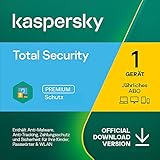 Kaspersky Total Security 2023 | 1 Gerät | Jährliches Abo | Windows/Mac/Android | Aktivierungscode per Email