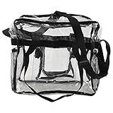 Asyduey Transparente Einkaufstasche Stadion Reisen und Gym Tasche Löschen, Durchsichtige Einkaufstasche für Arbeit, Sport und Konzerte