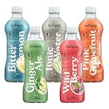 Bar Edition Bundle, Sodapop Sirup, Getränkekonzentrat, kalorienarm und zuckerreduziert, Grapefruit, Wilberry, Tonic Water, Ginger Ale, Bitter Lemon,1 Flasche ergibt 4 L Fertiggetränk, 500 ml