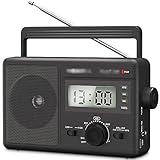 AM FM tragbare SW-Radio-Unterstützung und USB-Lautlautstärke Großer Lautsprecher AC-angetrieben Automatische Sendervorwahl (D 10 'L x 3,68' B x 5,9 'H)