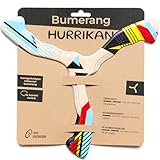 Bumerang | Handgefertigter Rückkehr-Bumerang | Zurückkehrender Boomerang | Spaßiges Outdoor-Spiel für alle Altersgruppen | Schlank & leicht | Geeignet für Kinder ab 12+ Jahren | Boomerang Hurrakan v2