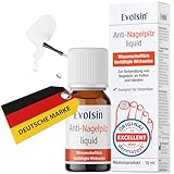Evolsin® Anti-Nagelpilz Liquid I Wissenschaftlich bestätigte Wirkweise I Geeignet für Diabetiker I Medizinprodukt I Nagelpilz Nagellack für Füsse und Hände I Nagelhärter