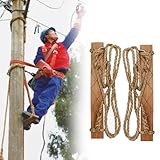 WLCGYD baumklettern Spike steigeisen Fußstütze Für Elektrikermastkletterer, Ausrüstung Für Mastklettern, Trittbrett Für Strommasten
