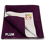 BeyBee Wasserdichtes, schnell trocknendes Bettlaken für Babys, Betteinlage, Anti-Pilling-Fleece, extra saugfähig, waschbar, Matratzenschoner, Babybettschutz für Kleinkinder, große Größe, 140 x 100 cm,