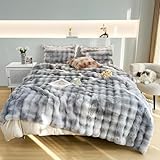 GKXLH Kuscheldecke Flauschig Decke - Weiche Plüsch Kuscheldecke, Fuzzy Kuschelig Decke Bettdecken, 1200GSM Kaninchen Kunstfell Leichte Decken Warme Flauschige Decke für Couch Bett Sofa (180x230cm)