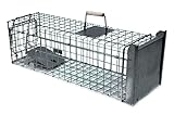 Falle Marderfalle Katzenfalle Fuchsfalle Biberfalle Tierfalle Kastenfalle Waschbärfalle 1 Türen 80x26x26 cm Mit Extra Köder