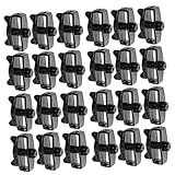 Yardenfun 24 Stück Teiliges Drahtspanner für Gartenzaun Robust und Rostfrei Heavy Duty Spanndraht für Kabelseile Einfach zu Montieren Langlebiger Gartendraht Spanner für Zaun und