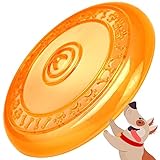 rootsnoot Frisbee FÜR Hunde | weich und super stabil | schwimmfähig | besonders Zahn - schonend | SCHADSTOFF FREI (NEON - Orange)