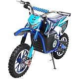 Actionbikes Motors Kinder Elektro Crossbike Viper | 𝟭𝟬𝟬𝟬 Watt Motor bis 𝟐𝟓 km/h - Motorrad - Pocket Bike - Dirt Bike - Pocketbike - Motorsport - Dirtbike - Cross - Enduro ab 6 Jahren (Blau)