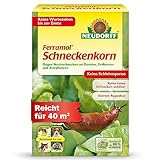 Neudorff - Ferramol Schneckenkorn. Zuverlässiger und schneller Schneckenschutz. Regenfest und als Schneckenabwehr für den ökologischen Landbau geeignet. Schonend für Haustiere 1x200g