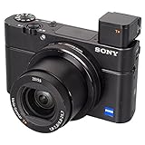 Sony RX100 III | Premium-Kompaktkamera (1,0-Typ-Sensor, 24-70 mm F1.8-2.8 Zeiss-Objektiv und neigbares Display für Vlogging)