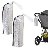 Isolierte Babyflaschentasche | Wasserflaschen-Thermotasche, hängende Aluminiumfolie, Heißmilch-Aufbewahrungstasche für Erwachsene, Jugendliche, Studenten, Reisen, Picknick, Wandern