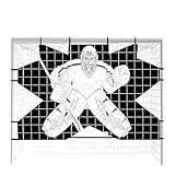 Hockey-Tisch – Präzisions-Torschieße, AIM Puck Praxis-System | Set zum Einsetzen von Schussnetz, Eishockey-Trainingszubehör, Ho-Notationsnetz
