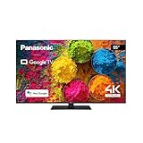 Panasonic TX-55MX700E, 55 Zoll 4K Ultra HD LED Smart 2023 TV, High Dynamic Range (HDR), Dolby Atmos & Dolby Vision, Google TV, Google Assistant, Chromecast, Mittelfuß, Schwarz