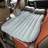 Vinteky Luftmatratze, Aufblasbare Auto Matratze Autobett mit elektrische Luftpumpe, Bewegliche Dickere Automatraze für Kofferraum & SUV, Camping/Outdoor/Reisen, 140cm x 90cm x 45cm, Grau