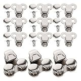 BELLIFFY 20 Stück Teiliges Schnürsenkel Schnallen aus Rostfreier Legierung Verschleißfest und Sicher Geeignet als Stiefelösen Reparaturset für Kletterschuhe Wanderschuhe und Outdoor boots