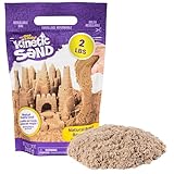 Kinetic Sand Beutel naturbraun, 907 g - magischer Spielsand aus Schweden, für entspanntes, kreatives Indoor-Sandspiel, für Kinder ab 3 Jahren