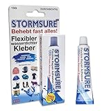 Stormsure Flexible Repair Adhesive 15g Tube – Heavy Duty Waterproof Adhesive, All-Purpose, Ultra-Durable, High Strength & Temperature Resistant