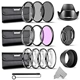 Neewer 58MM Professionelle Komplette Objektiv-Filter Zubehörsatz Set für Canon EOS 700D 650D 600D Rebel 550D 500D 450D 400D 350D 100D (T5i T4i T3i T2i T1i XSi XTi XT SL1)