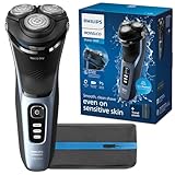 Philips Norelco Shaver 3600, wiederaufladbarer Nass- und Trockenrasierer mit Pop-Up-Trimmer und Aufbewahrungstasche, S3243/91