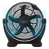 Cecotec Industrieller Bodenventilator EnergySilence 1400 FloorFlow, 50 W, Durchmesser 14 Zoll, 3 Geschwindigkeiten, 5 aerodynamische Flügel, einfache Bedienung und maximale Sicherheit