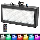Multicolor Stroboskop mit Fernbedienung Disco Licht, 270Led Stroboskope Musikgesteuert Disco Blitzlicht für Room, Discolicht Party Disco Strobe Light Stroposkopblitzer Blitzer Projektor Lichteffekte