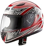 protectWEAR Kinder Motorradhelm rot SA03