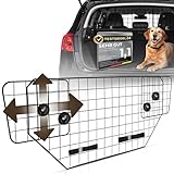 Fellgefährten Hundegitter Auto Kofferraum | hochwertiges und stabiles Kofferraum Trenngitter | Trenngitter Kofferraum Hund