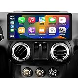 12,3 Zoll Qualcomm 8Core Android13 Autoradio für Jeep Wrangler JK 2011-2018 Stereo Ersatz HD Touchscreen Head Unit Wirless Carplay GPS Navigation Bildschirm Upgrade Multimedia Player Android Auto