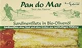 Pan do Mar Sardinenfilets ohne Haut und Gräten in Bio Olivenöl, 120 g