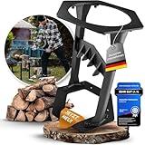 FORSTIX® PowerSplit XL Holzspalter manuell - Sicher [Demontierbar] Stabil - Brennholzspalter, Anzündholz Spalter, manueller Holzspalter, Holz spalten | Jetzt zuschlagen!