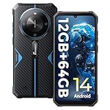 FOSSiBOT F105 Android 14 Handy, 10300mAh Akku Outdoor Handy Ohne Vertrag,12(4+8) GB + 64GB/128GB, 6.745 Inch Display Outdoor Mobile Phone Without Contract, 20MP + 8MP, 4G Dual SIM GPS/OTG/IP68