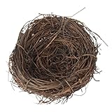 Generisch Vogelnest - Handgefertigte Vogelnester aus Rattan | Künstliche Vogelnest-Vogelhäuschen | Simulation Zweig-Vogelhäuser | Natürliche Vogelhabitate, flaches Vogelnest für Vögel und Kleintiere
