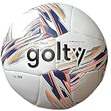GOLTY Dual Tech Icemaster Futsal Sala Ball, Größe 4, Low Bounce Kolumbien (weiß)