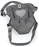 Bayer Chic 2000 782-76 Puppentragegurt für Baby-Puppen, Puppentrage, Puppenzubehör, grau