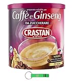 Crastan Ginseng e Caffe' Solubile, ungesüßt Instant Ginseng & Kaffee Drink 18x (200g 25 Tassen) + Beni Culinari Kostenloser Schlüsselanhänger