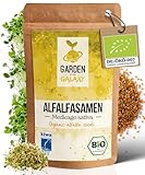 GotG® Bio Alfalfa Samen [20g, 200g & 500g] Kresse Samen mit bis zu 99% Keimrate - Premium Alfalfa Sprossen Samen zum Keimsprossen ziehen - schnell keimende Sprossen Samen - GMO-freie Microgreens