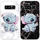 [2 Stück] Schutzhülle für Samsung Galaxy Note 8 Hülle 6,3',Karikatur Anime Case mit Niedlich Muster Design Cover Weiche Stoßfest TPU Silikon Handyhülle für Samsung Note 8