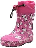 Beck M dchen Hunde Gummistiefel, Pink, 22 EU
