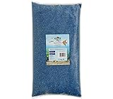 Dehner Aqua Aquarienkies, Körnung 2 - 4 mm, 5 kg, enzianblau