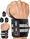 ASIPRO Handgelenk Bandagen Gym 45cm Profi Wrist Wraps Handgelenkbandagen für Calisthenics, Bodybuilding & Krafttraining Fitness Handgelenkschutz Sportbandage Handgelenk Paar 2 Handgelenkstütze Sport