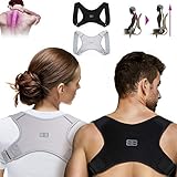 Back Bodyguard Haltungskorrektur - Innovativer Haltungstrainer für eine aufrechte Haltung - Rückengurt - Schultergurt - Posture corrector men S,M,L,Schwarz,L