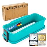 GOODS+GADGETS Silikon Springform Antihaftbeschichtete Kuchen Backform (Kastenform)