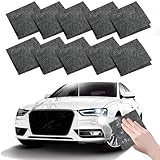 EHIOG Nano Kratzerentferner Tücher, 10 Stück Kratzer Entferner Nano Sparkle Tuch, Mikrofaser Poliertuch, Entfernt Leichte Kratzer & Schrammen, Mikrofaser Politur Universell für alle Fahrzeugtypen