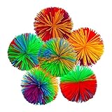 TOBBOMEY Teiliges Bunte Silikon Stretchbälle Weiche Dehnbare Stressbälle Sensorische Spielbälle für Erwachsene Leicht Vielseitig