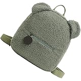 Umhängetasche mit Teddybärohren, Rucksack für Kleinkinder mit Bärenohren, niedlicher Rucksack mit Bärenohren, Schulrucksack mit -Schulter für Kinder