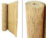 bambus-discount.com Schilfrohrmatte Premium 120 x 600cm - Sichtschutz Schilfmatte Beach 1,2m x 6m Made in EU