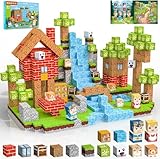 Magnetische Bausteine 150 PCS 2CM Magnetbausteine für Kinder ab 3 Jahre Blocks, Montessori Spielzeug Magnete Kinder, Magnetische Bauwelt Geburtstag Geschenk ab 3 4 5 6 7 8 9 10 11 12 Jungen Mädchen